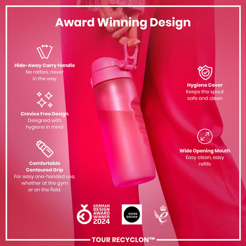 Bottle, Recyclon, Pink, 750ml