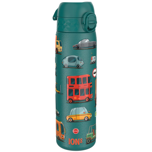 Leak Proof Slim Thermal Steel Water Bottle, Insulated, Automobiles, 500ml (17oz)