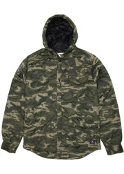 Vissla Cronkite camo hooded jacket