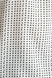 Barclay Mono Optic Print Short Sleeve Shirt Black and White