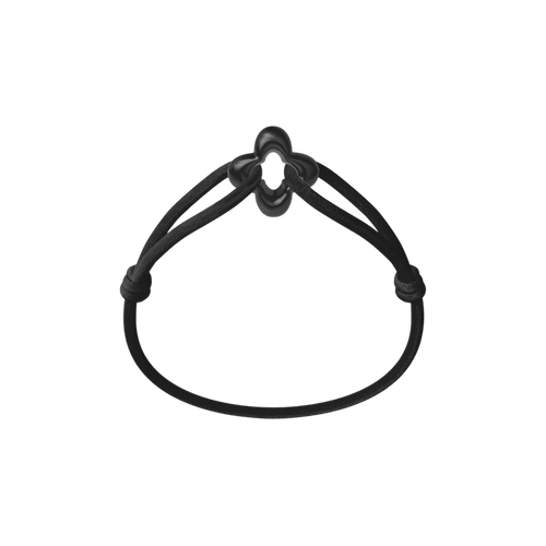 Black Clover Cord Bracelet