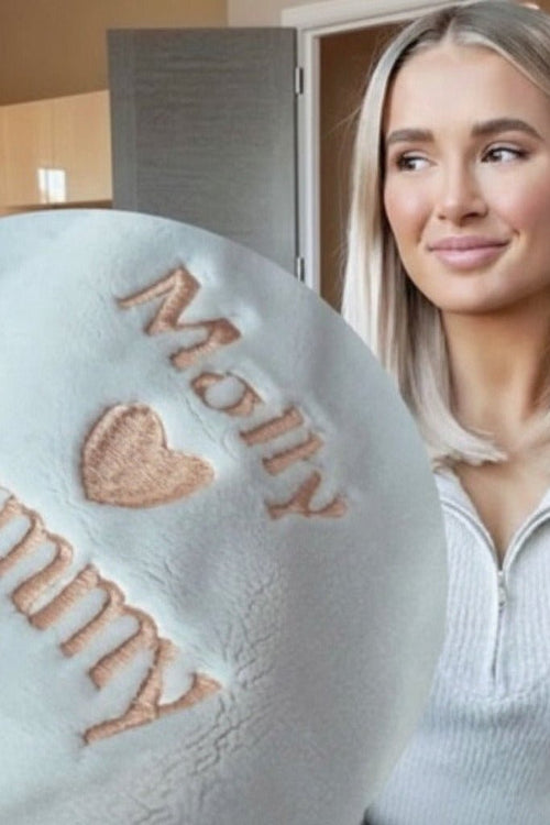 Couples Personalised Microfibre Soft Sofa Blanket
