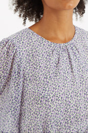 Belynda Rosetta Long Sleeve Mini Dress