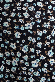 Bertie Floral Midi Skirt Navy