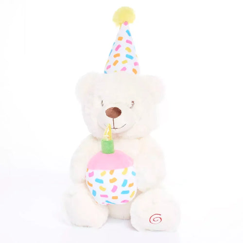 Birthday Bear White    PLUSH BEAR