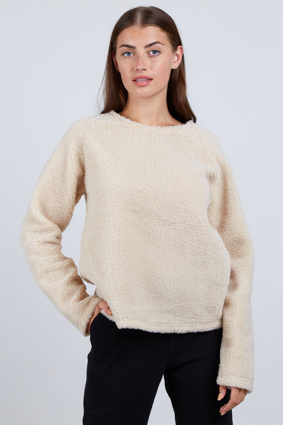 Louche Blanka Borg Sweatshirt Off White