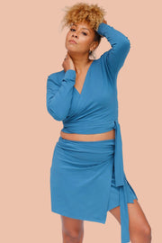 BORAGO Organic Cotton Wrap Top