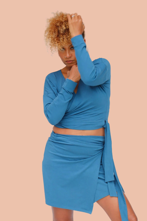 BORAGO Organic Cotton Wrap Skirt