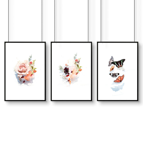 Art for the bedroom | set of 3 wall prints