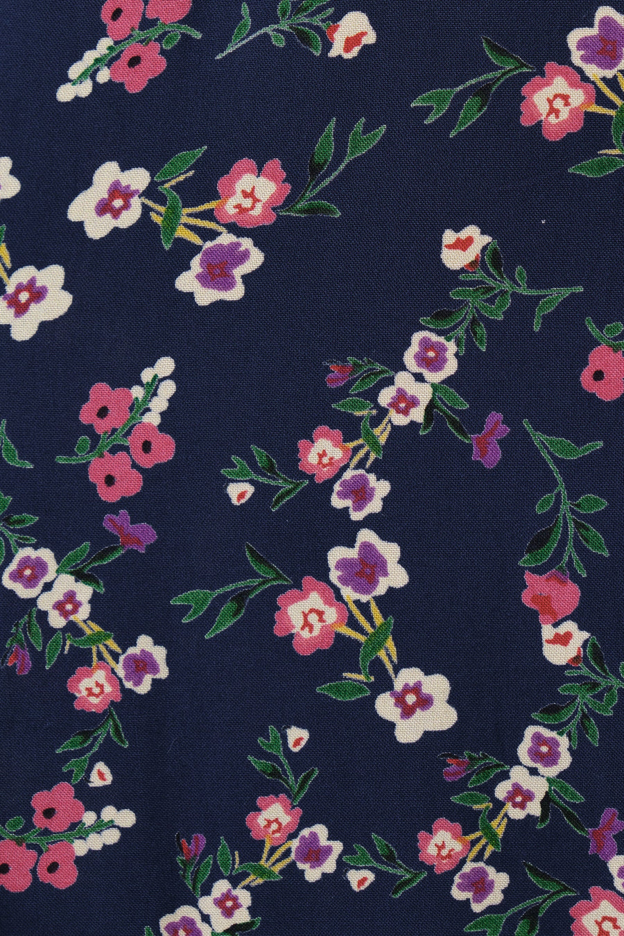 Bricia Naïve Posy Print Tiered Midi Dress - Navy