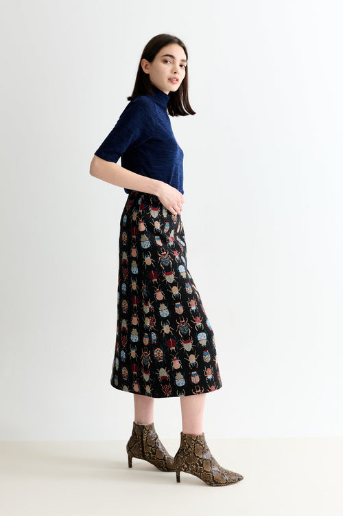Buffy Beetlejuice Jacquard Midi Skirt – Multicoloured
