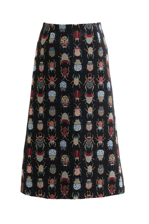 Buffy Beetlejuice Jacquard Midi Skirt – Multicoloured