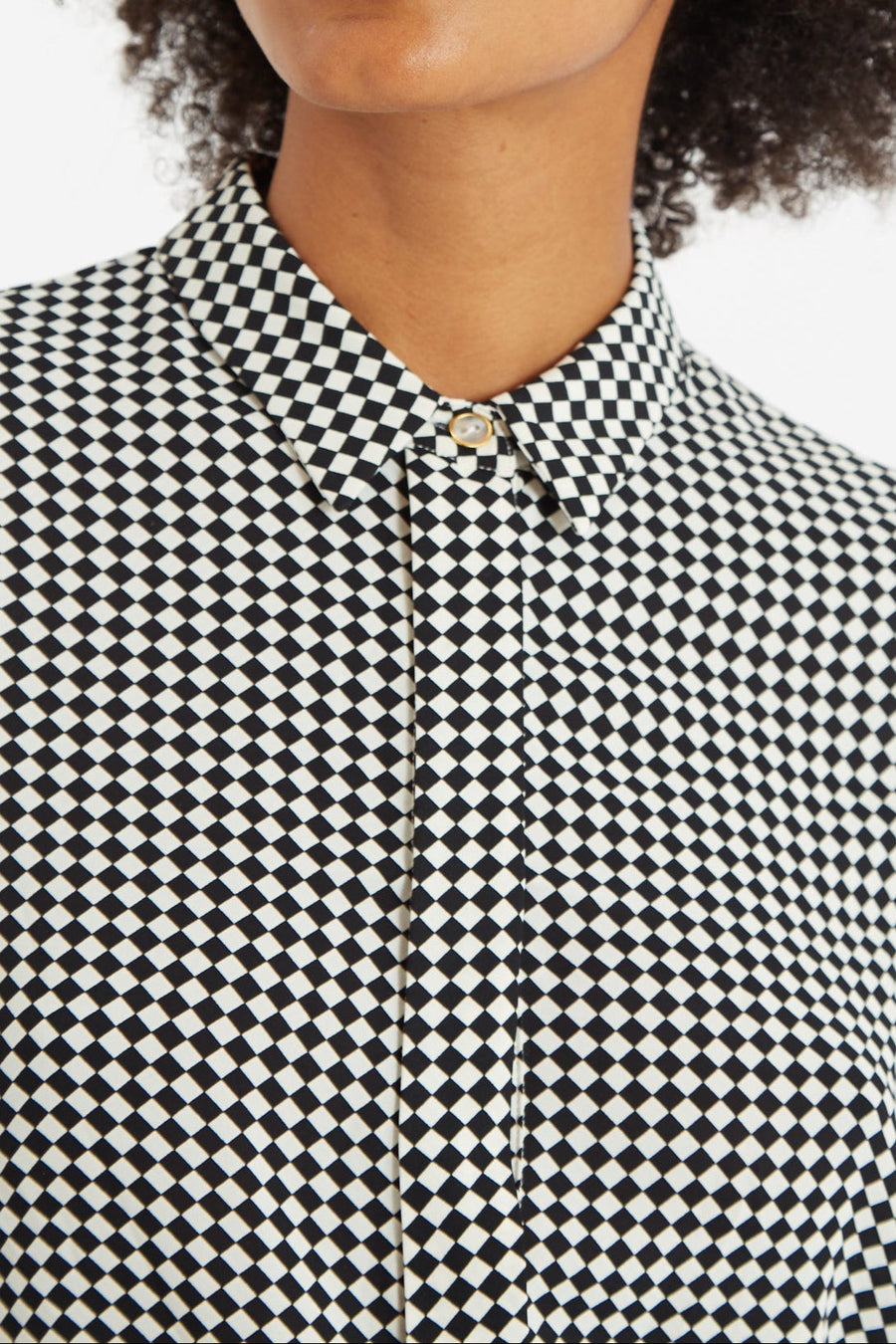 Louche Byron Diamonds Forever Print Shirt