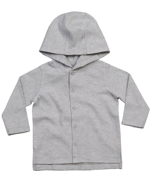 Organic Baby Stripy Hooded Tshirt
