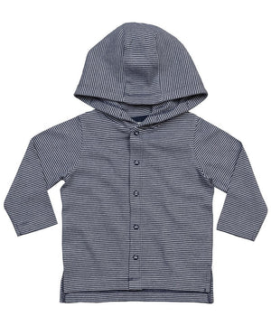 Organic Baby Stripy Hooded Tshirt