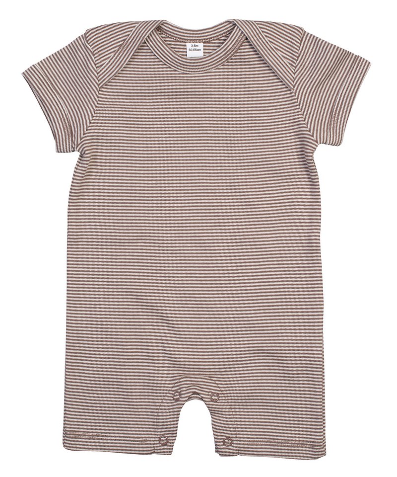 Organic Baby Striped Playsuit
