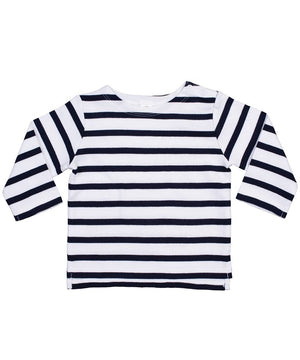 Organic Baby Striped Long Sleeve Breton Top