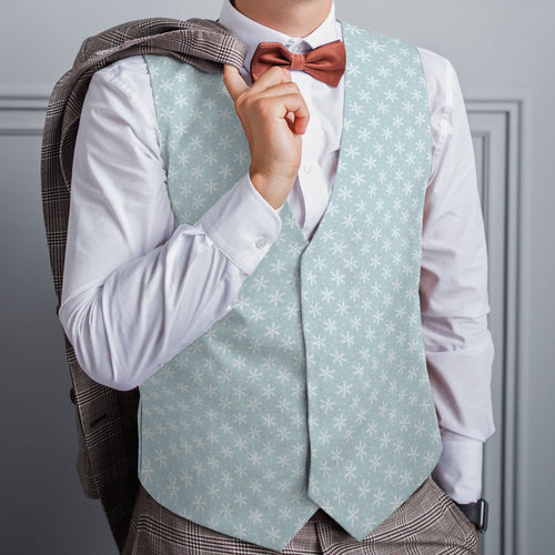 Bah Humbug - Snowflakes - Novelty Costume Fancy Dress Waistcoat ( 4 sizes available )