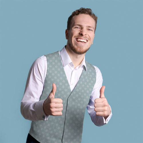 Bah Humbug - Snowflakes - Novelty Costume Fancy Dress Waistcoat ( 4 sizes available )