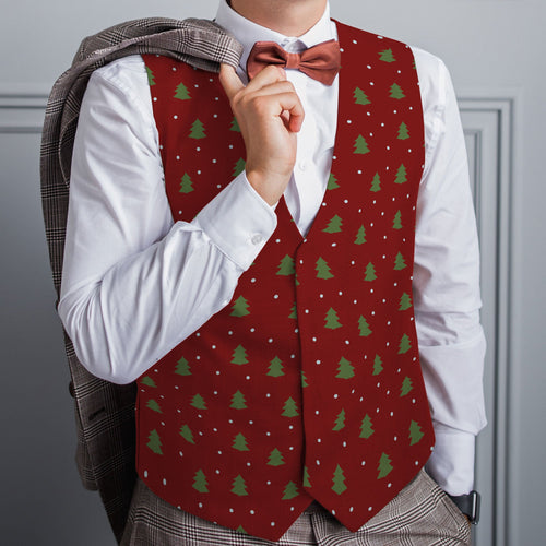 Bah Humbug - Trees - Novelty Costume Fancy Dress Waistcoat ( 4 sizes available )