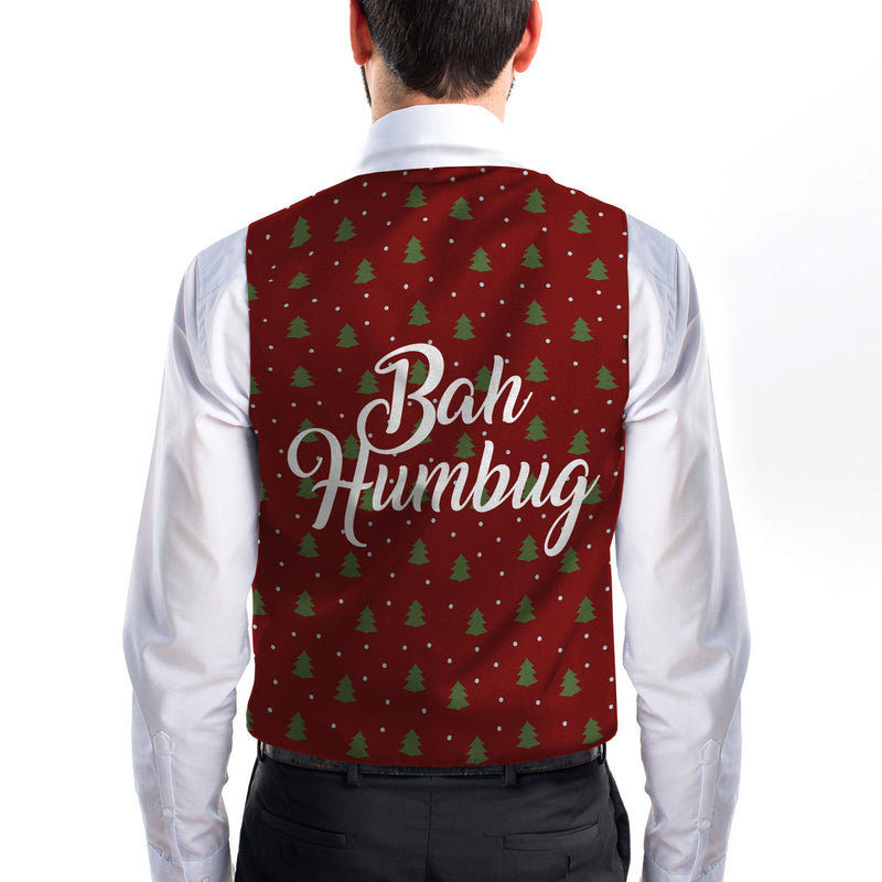 Bah Humbug - Trees - Novelty Costume Fancy Dress Waistcoat ( 4 sizes available )