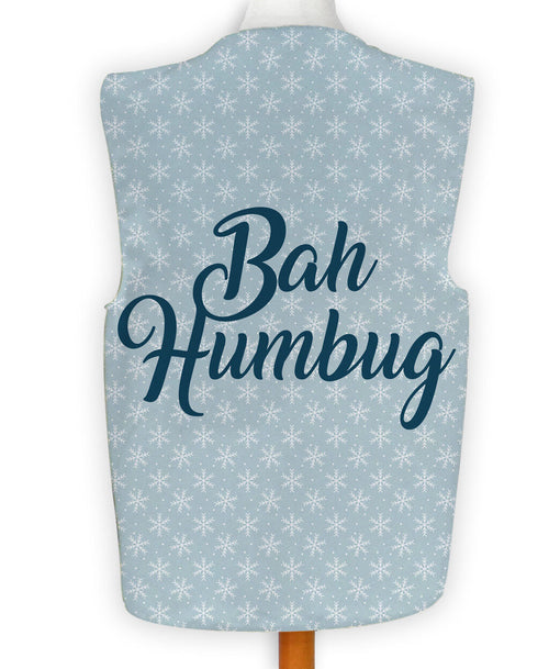 Bah Humbug - Snowflakes - Novelty Costume Fancy Dress Waistcoat ( 4 sizes available )