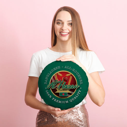 Bangladesh Al Hasan  - Legend Collection - Circle Cushion 14"