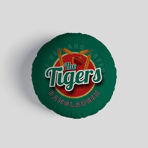 Bangladesh Tigers  - Legend Collection - Circle Cushion 14"