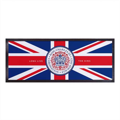 King Charles Coronation - Royal Official Badge - Bar Runner