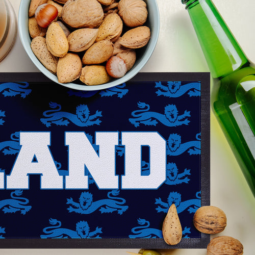 England Blue Lion - Bar Runner