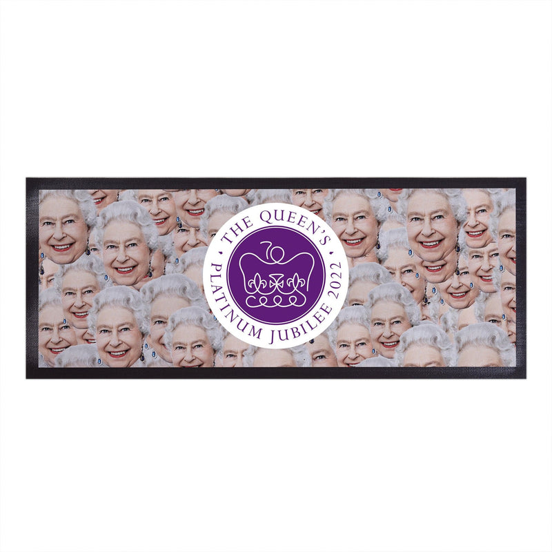 Jubilee - Queen Face All Over Bar Runner