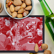 Manchester Red Montage - Bar Runner