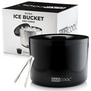Barcool 10L Ice Bucket Round - Black