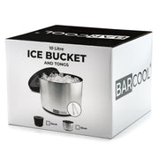 Barcool 10L Ice Bucket Round - Silver