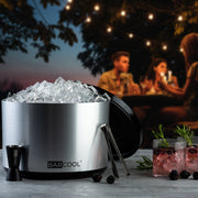 Barcool 10L Ice Bucket Round - Silver