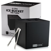 Barcool 4L Ice Bucket Square - Black
