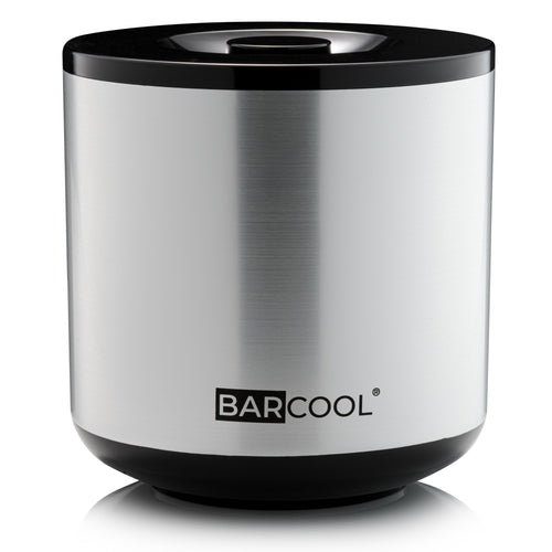 Barcool 4L Ice Bucket Round - Silver