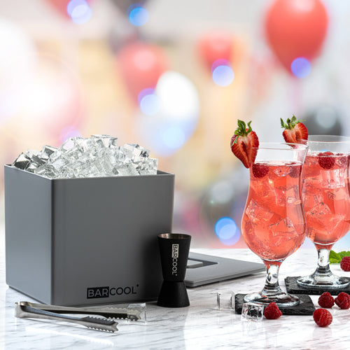 Barcool 4L Ice Bucket Square - Grey