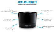 Barcool 10L Ice Bucket Round - Black