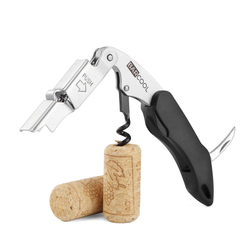 Barcool Wine Opener Stainless Steel - Black