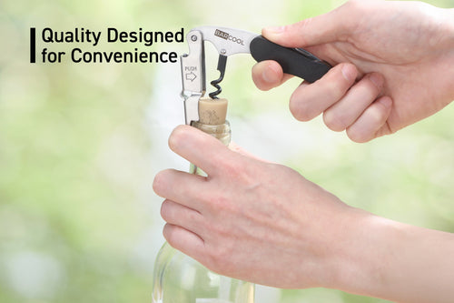 Barcool Wine Opener Stainless Steel - Black