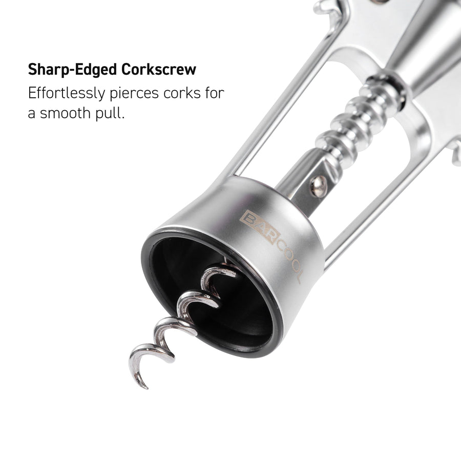 Barcool Wing Corkscrew with Pourer & Stopper