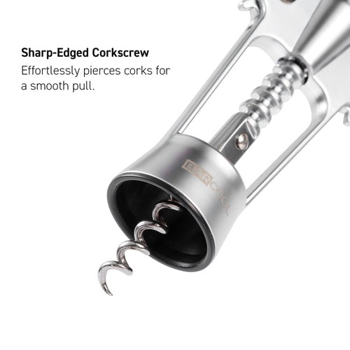 Barcool Wing Corkscrew with Pourer & Stopper