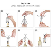 Barcool Wing Corkscrew with Pourer & Stopper