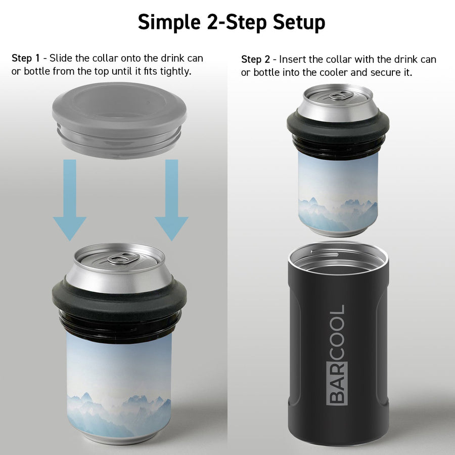 Barcool Insulated Beer Cooler and Tumbler with Opener