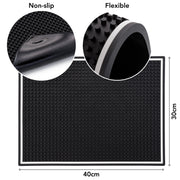 Barcool Rubber Bar Mat - Black