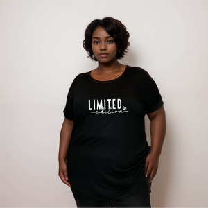 Limited-Edition Dipped-Hem T-Shirt