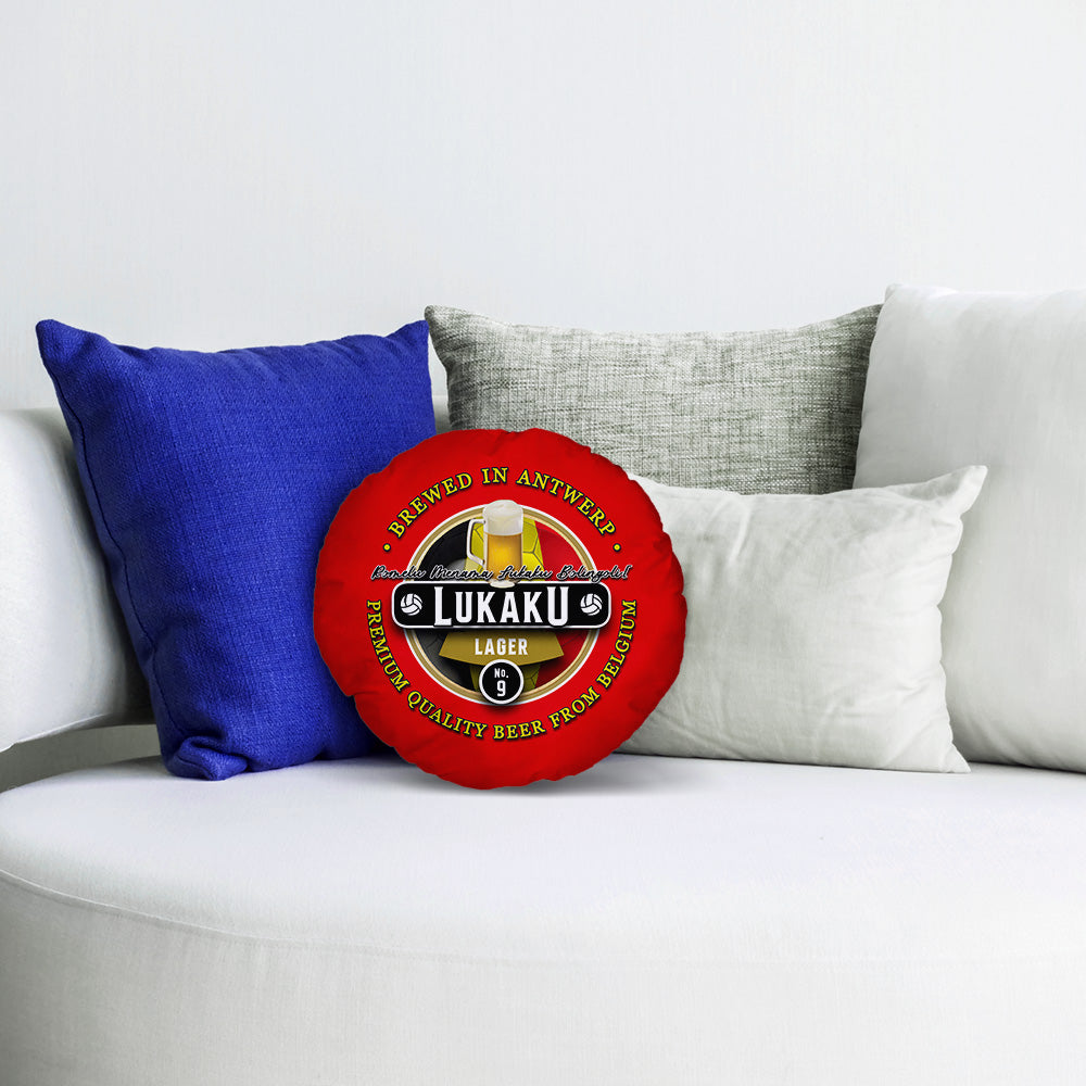 Belgium Lukaku  - Legend Collection - Circle Cushion 14"