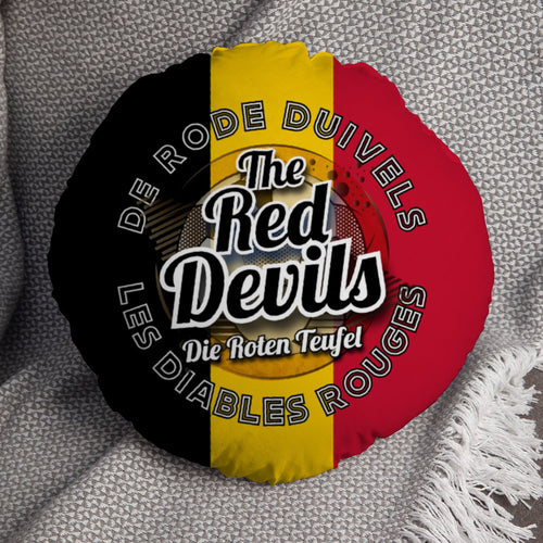 Belgium Red Devils  - Legend Collection - Circle Cushion 14"