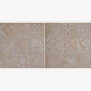 Bergamo Decoro Beige Porcelain Tile 60 x 60cm